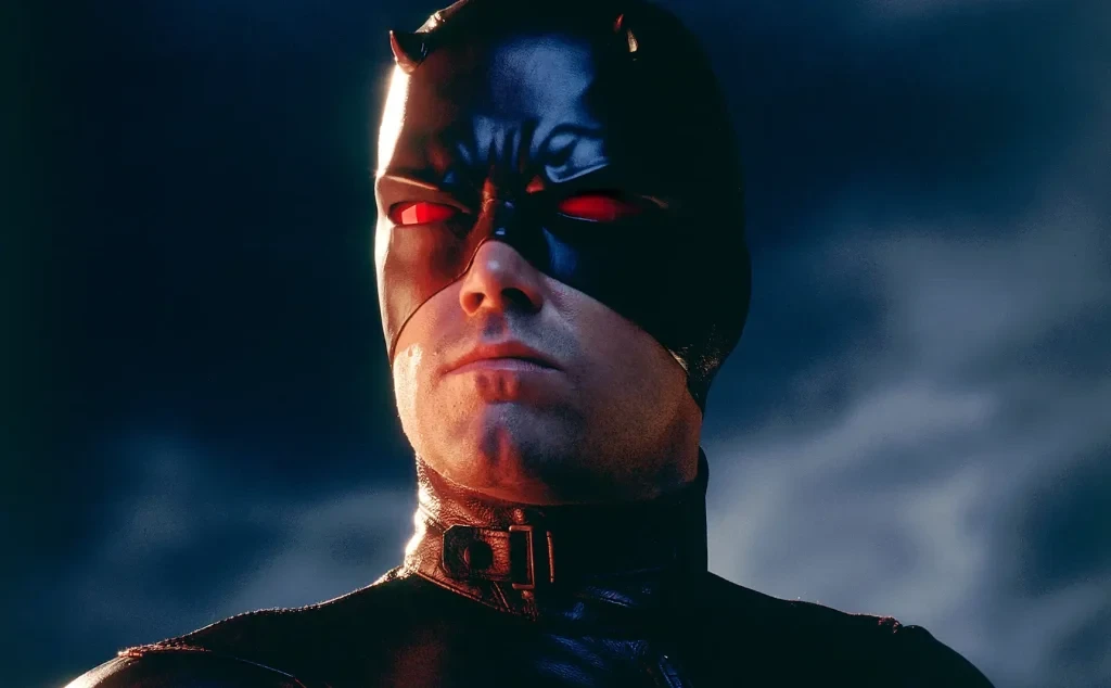 Affleck as and in Daredevil (2003).
