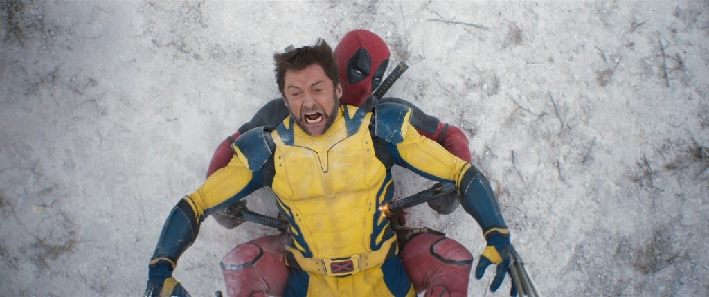 Deadpool & Wolverine fighting scene