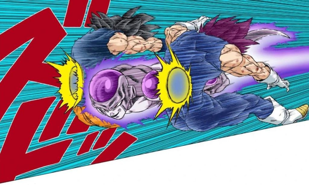 Black Frieza Vs Goku and Vegeta in Dragon Ball Super