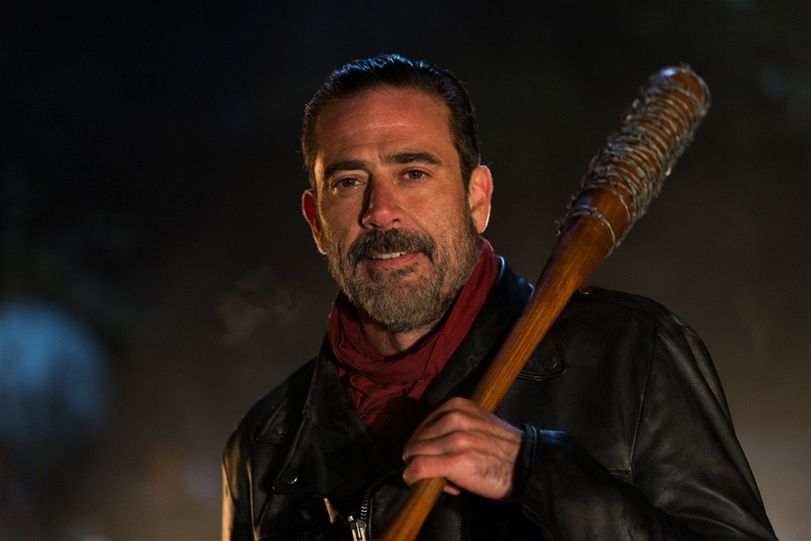 Negan with his weapon of choice, Lucille