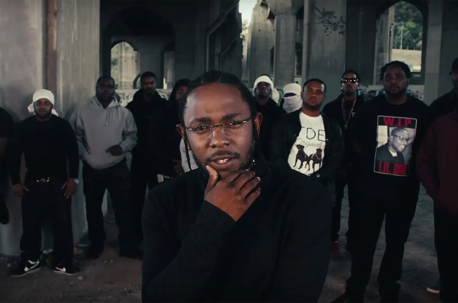 Kendrick Lamar in the music video for Humble | Mike Will Made It