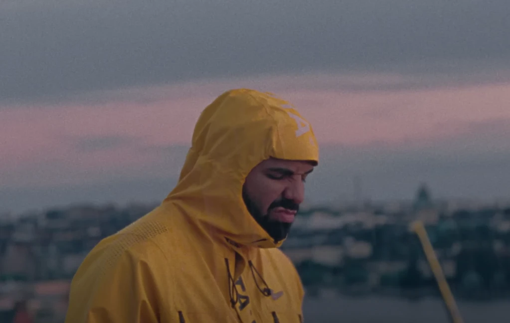 Drake in the music video for Sticky