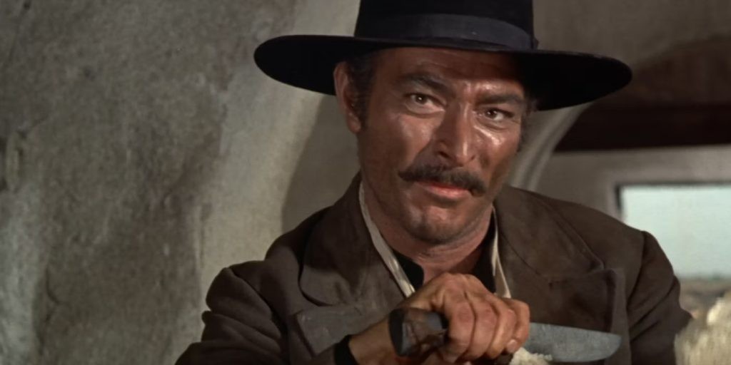Lee Van Cleef's Angel Eyes in The Good, The Bad and The Ugly.