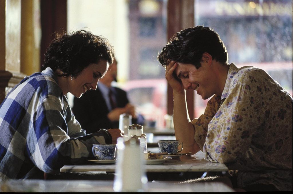 Hugh Grant and Andie McDowell in Four Weddings and a Funeral [Credit: Universal Pictures, MGM]