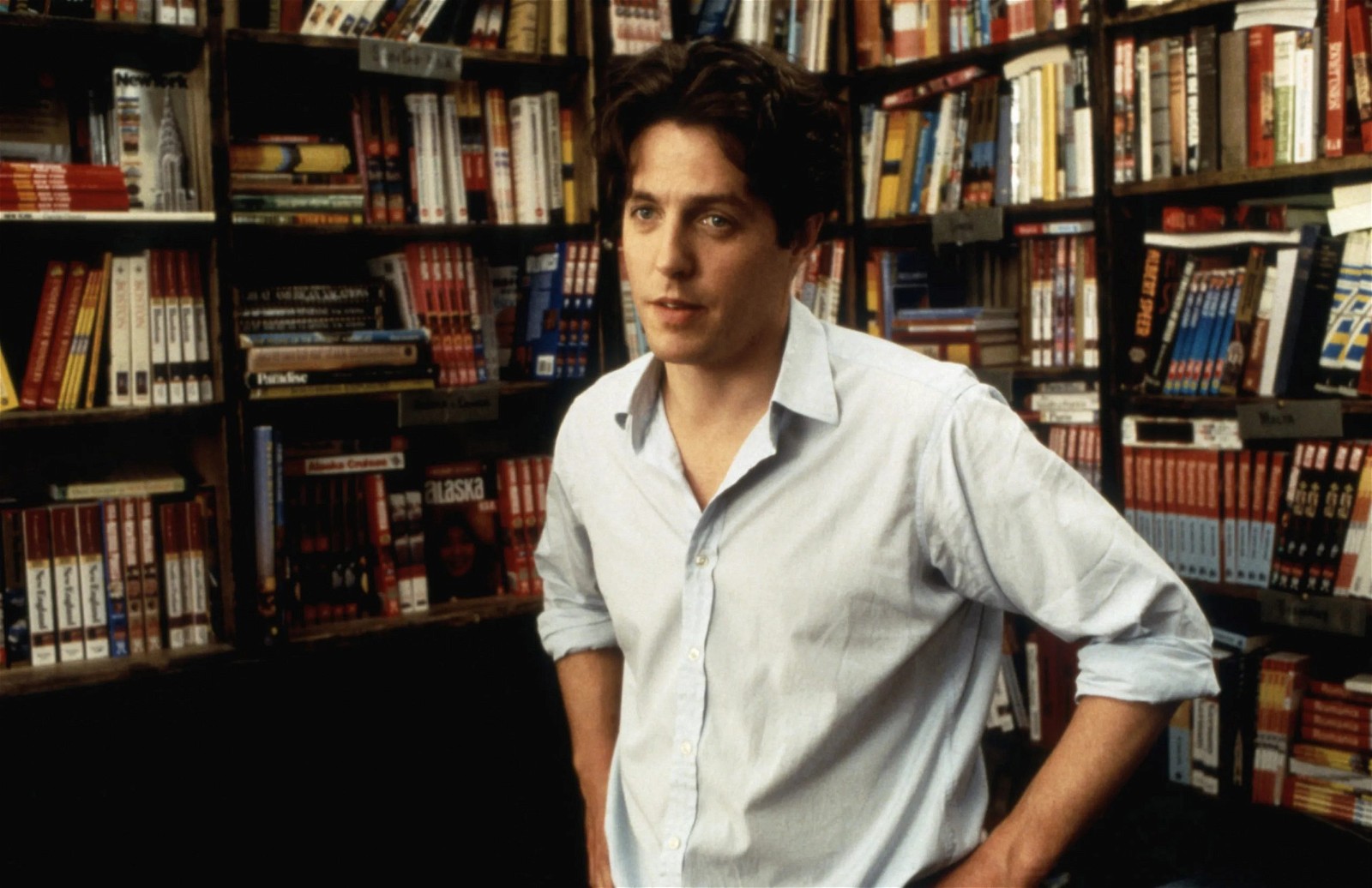Hugh Grant – the face of rom-com [Credit Notting Hill, Universal Pictures]