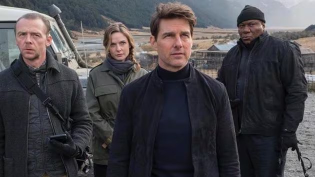 Tom Cruise and his teammates in a still from Mission: Impossible - Fallout
