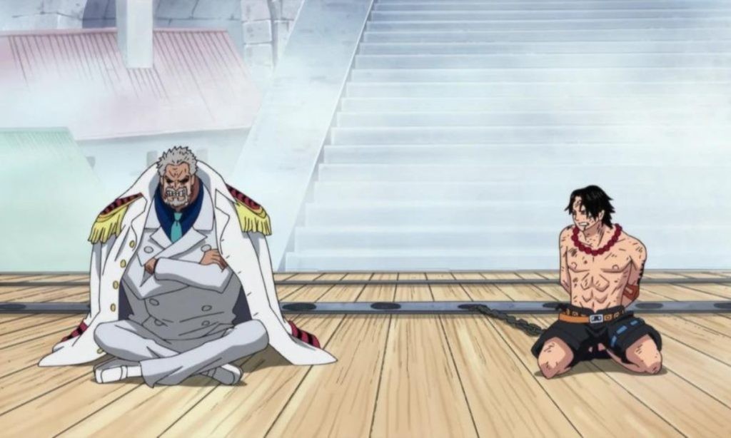 Garp and Ace in One Piece