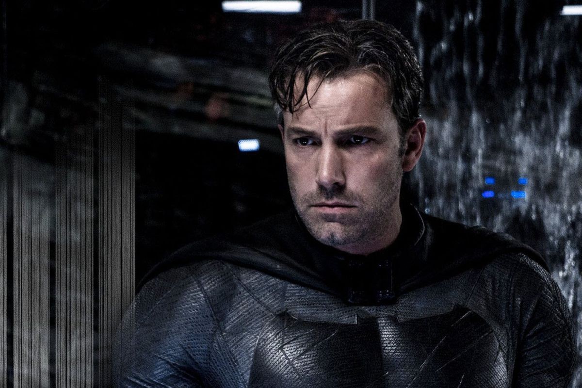 Ben Affleck wearing the Batsuit as Bruce Wayne in Batman V Superman: Dawn of Justice