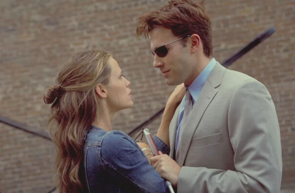 Ben Affleck and Jennifer Garner in Daredevil | Credits: 20th Century Fox