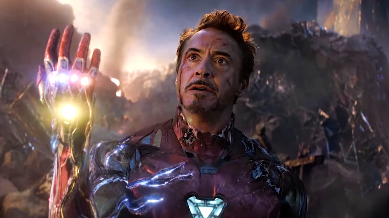 Robert Dowmey Jr . as Iron Man in Avengers: Ebdgame