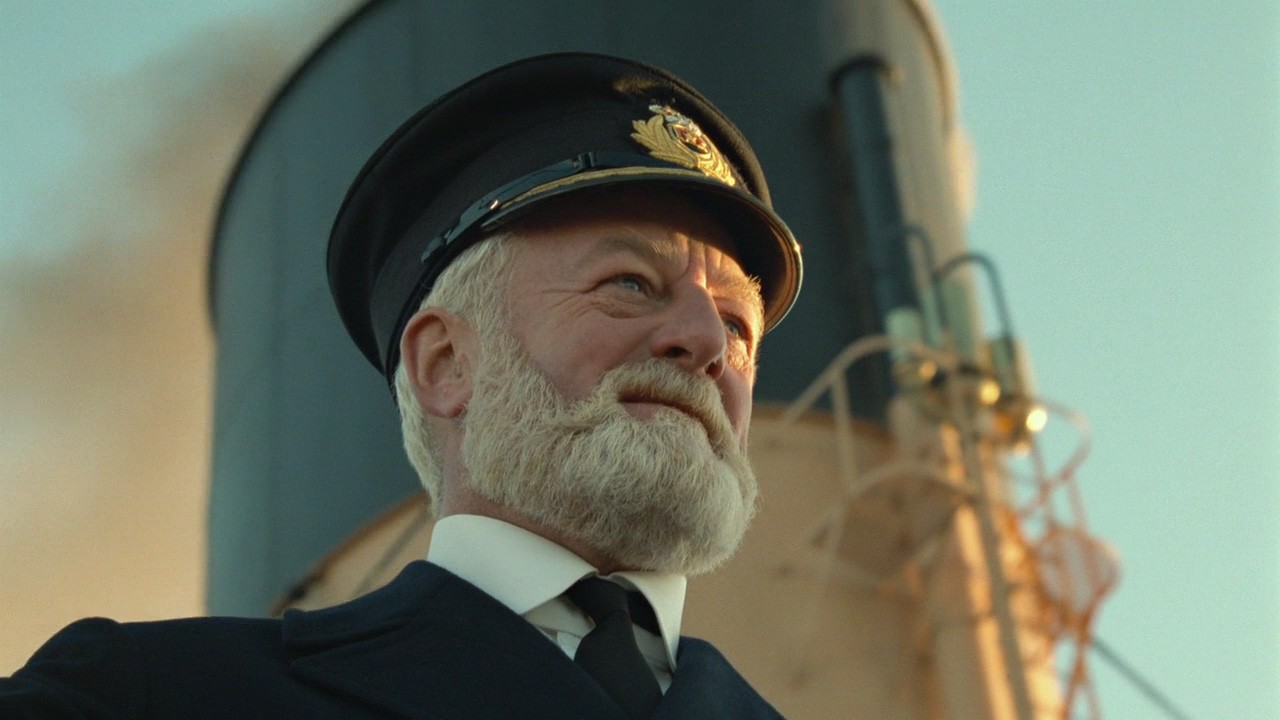 Bernard Hill as Captain Smith in Titanic [Credit Paramount Pictures]