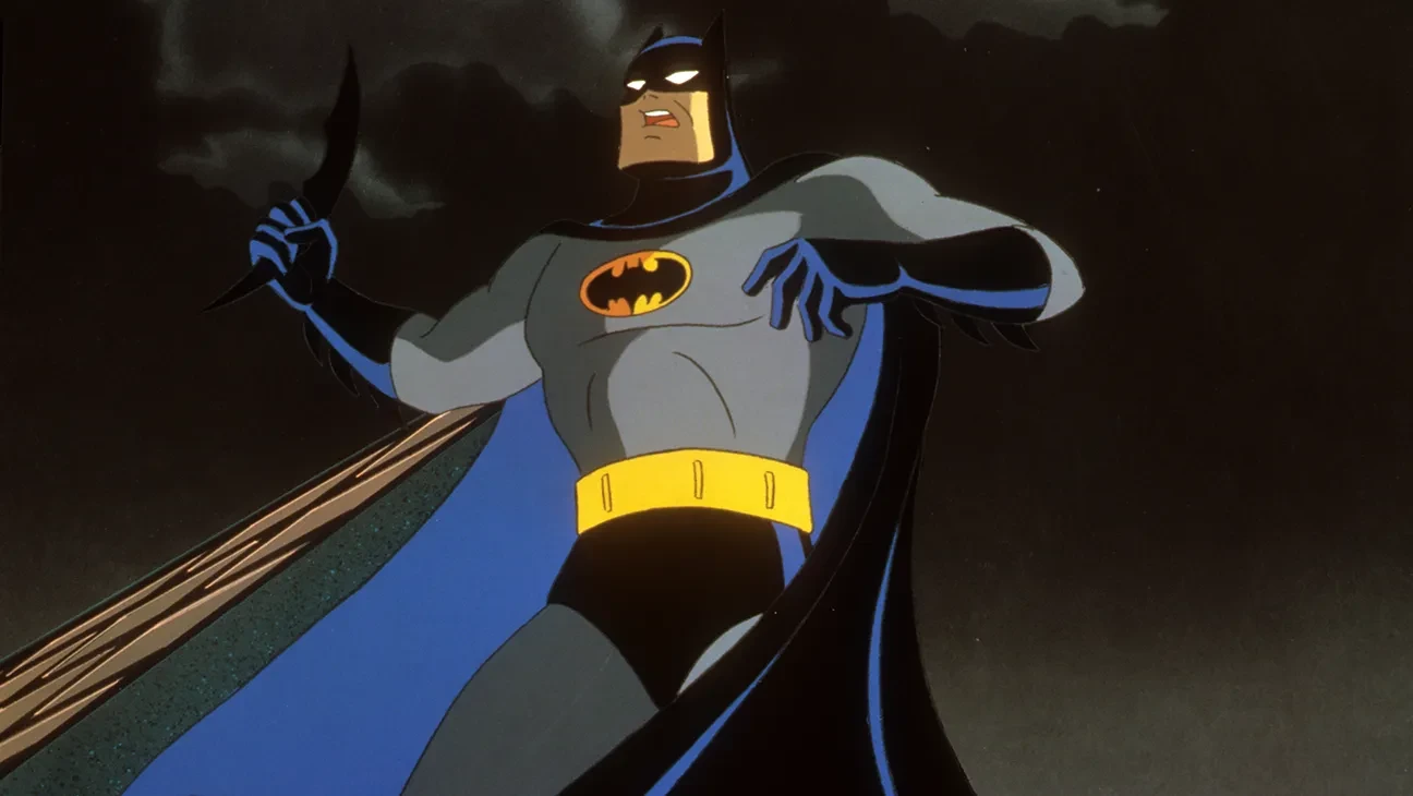 Kevin Conroy's Batman in a scene from Batman: Mask of the Phantasm