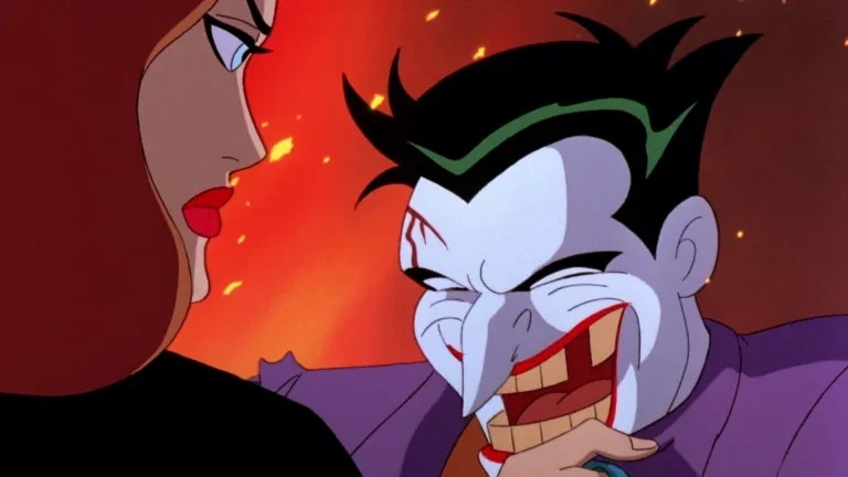 Mark Hamill's Joker in a scene from Batman: Mask of the Phantasm