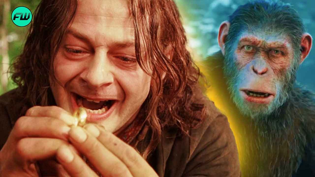 andy serkis in planet of the apes and lotr