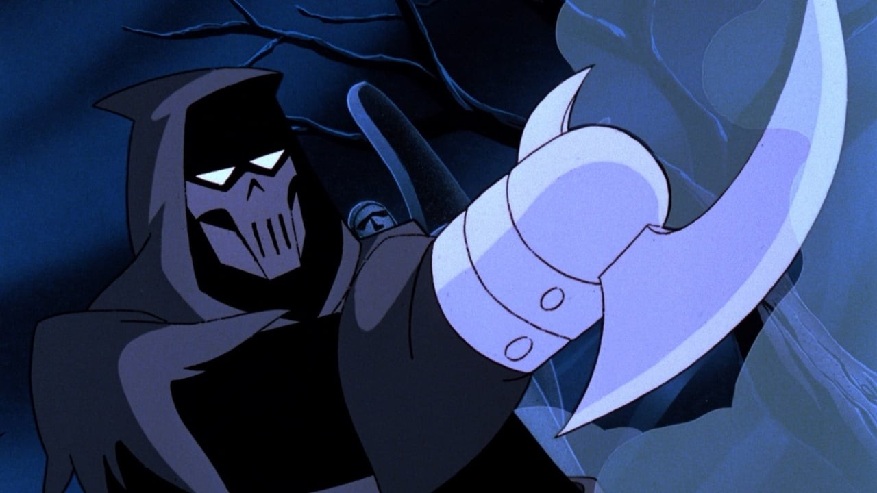 The villain Phantasm in a scene from the DCAU film Batman: Mask of the Phantasm