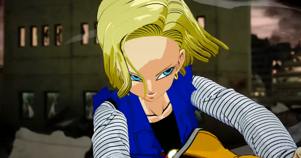 Android 18 marries Krillin after the Cell arc.