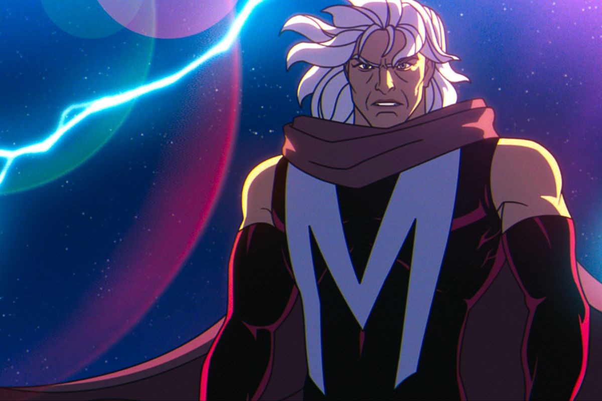Magneto in a frame from X-Men '97 series (via Disney)