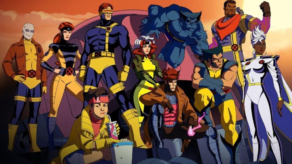 Charles Xavier's team of happy mutants.