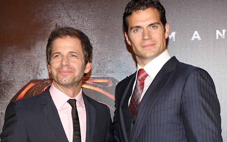 Zack Snyder and Henry Cavill at Man of STeel premiere