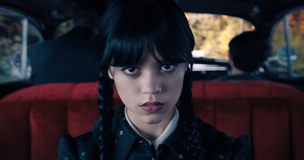 Jenna Ortega as Wednesday Addams