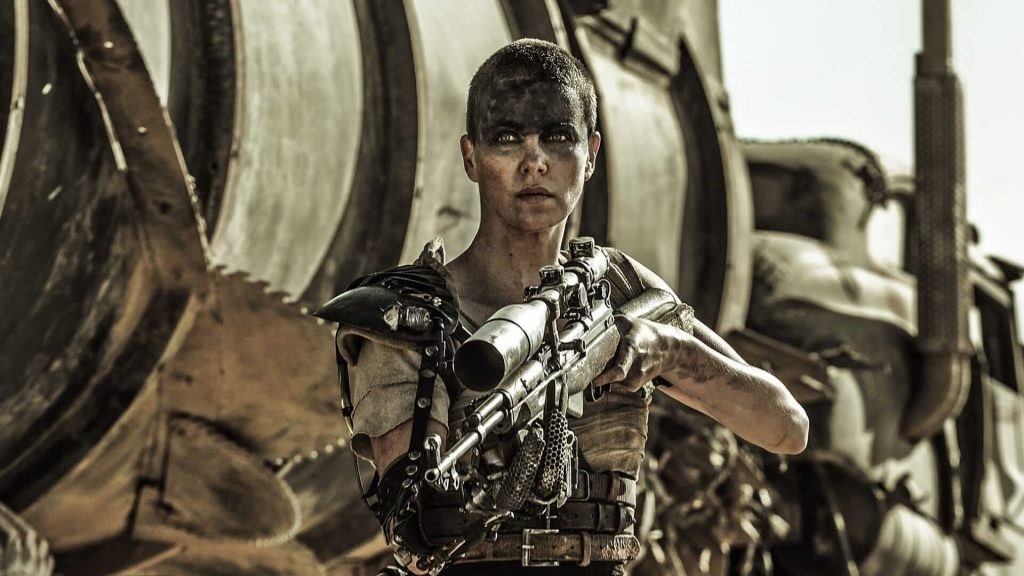 Charlize Theron as Furiosa in Fury Road.