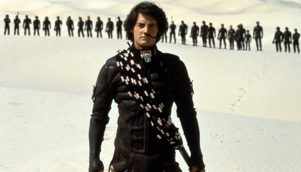 Kyle MacLachlan as Paul Atreides in his movie.