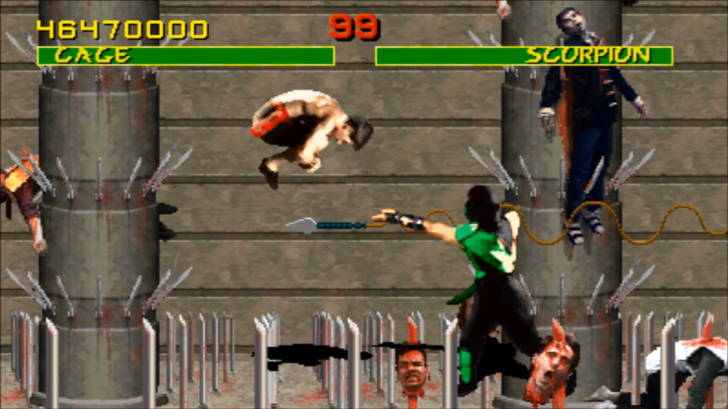 The Pit is among the most recurring areas in MK games.