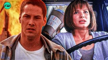 Sandra Bullock and Keanu Reeves in Speed Movie