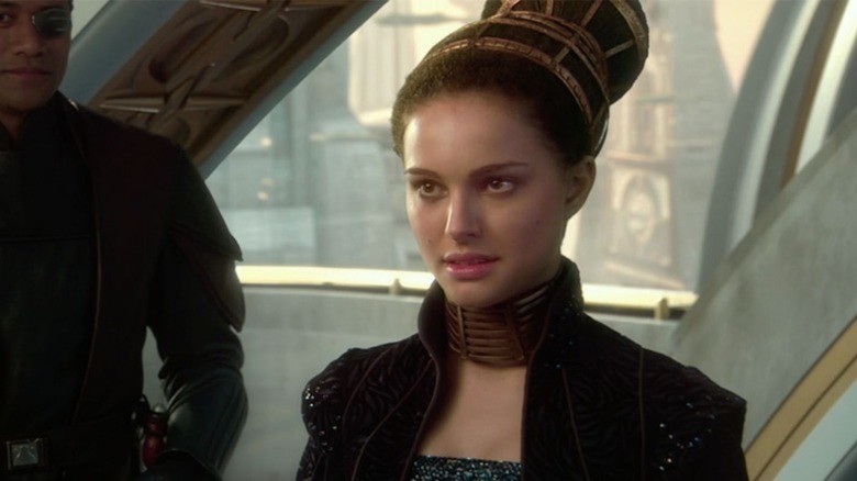 Natalie Portman in a pivotal scene in the Star Wars prequel trilogy