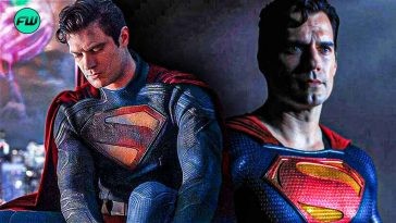 David Corenswet and Henry Cavill as Superman