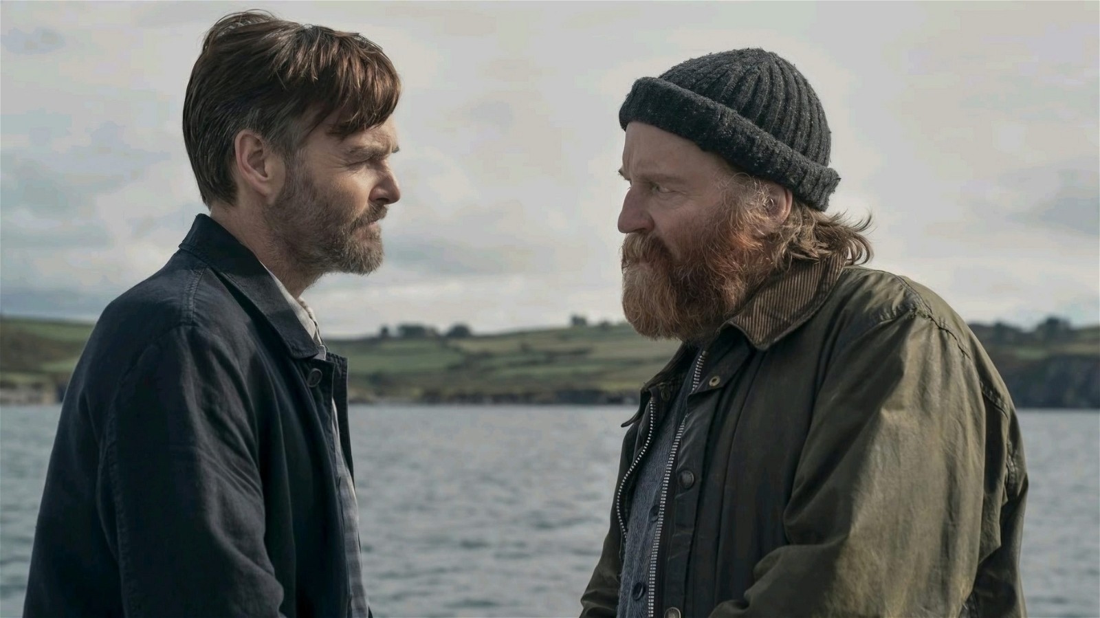 Will Forte and David Wilmot in Bodkin (2024) | Image via Netflix