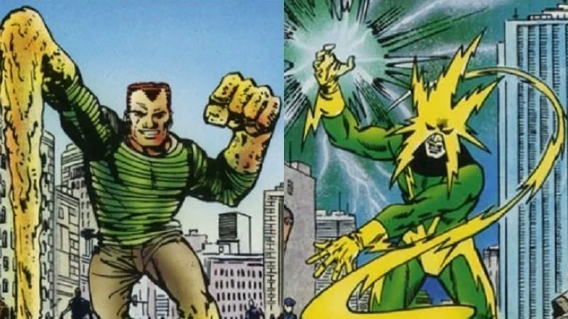 Sandman and Electro would have been the main villains of Cameron's movie (Image: Marvel Comics)