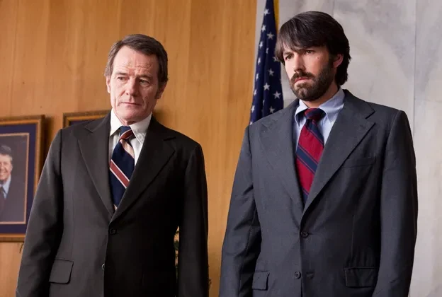Bryan Cranston and Ben Affleck in a room
