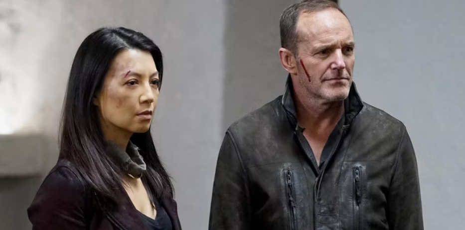 Coulson and May in Agents of S.H.I.E.L.D. 