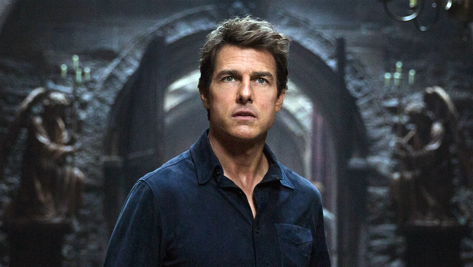 Tom Cruise in a pivotal scene from 2017's The Mummy reboot