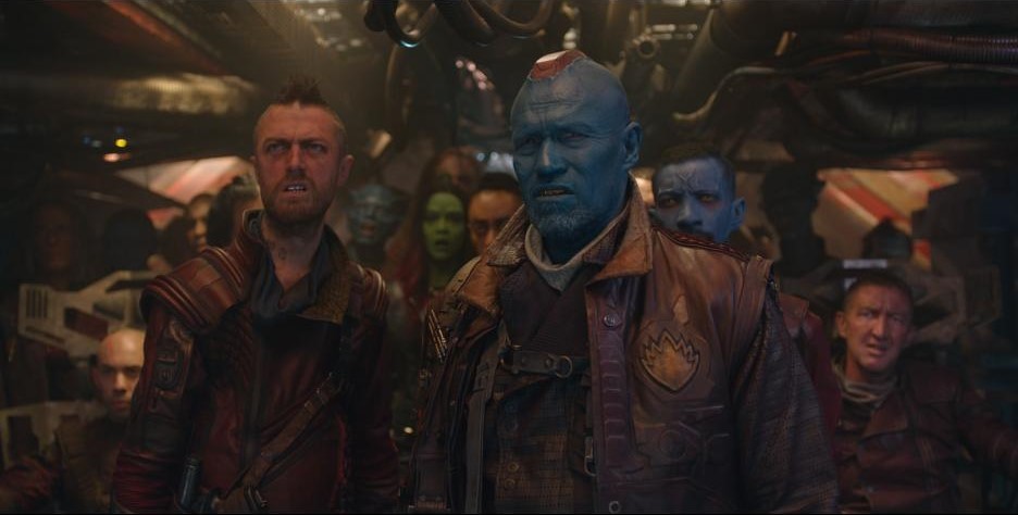 Ralph Ineson in the background in Guardians of the Galaxy