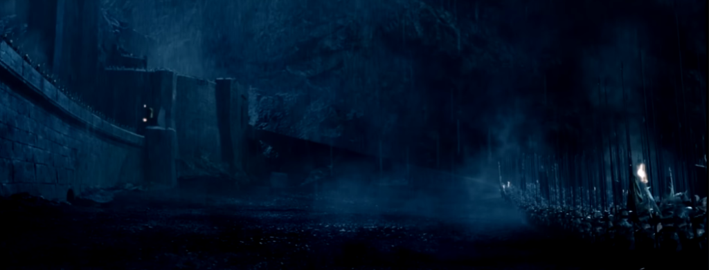 A still from The Battle of Helm's Deep