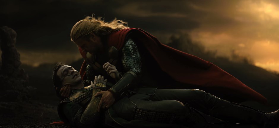 Thor and Loki in Thor: The Dark World 