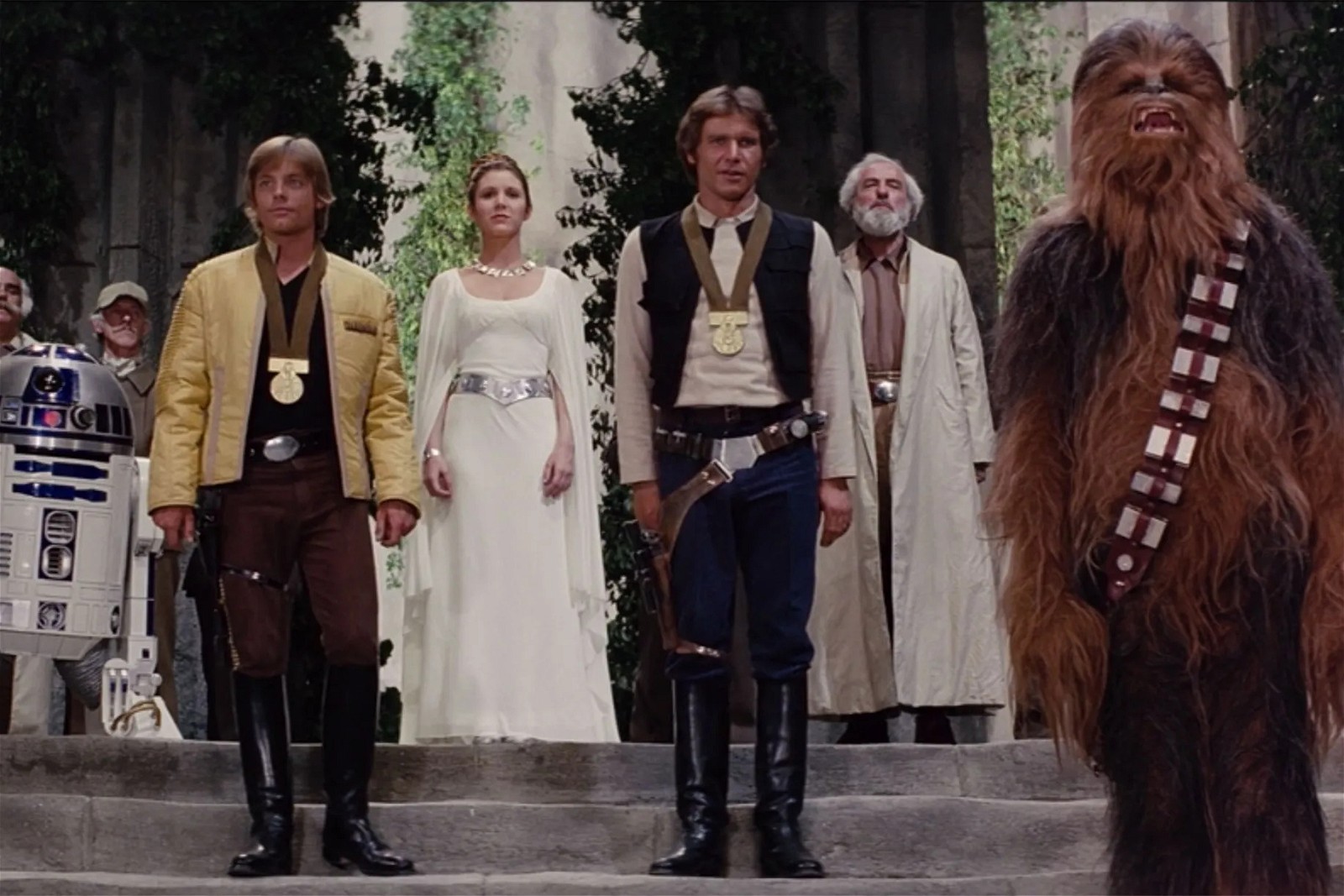A still from Star Wars: Episode IV – A New Hope