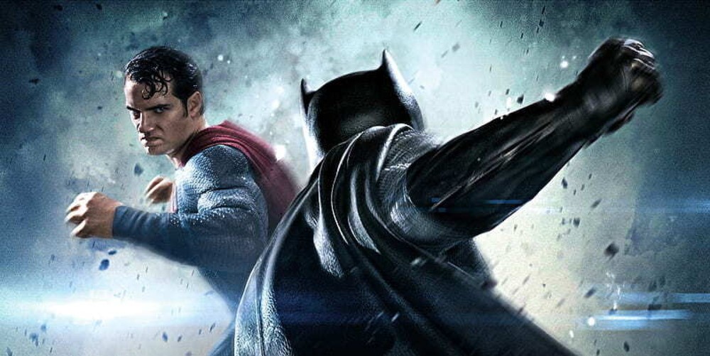 Henry Cavill and Ben Affleck in Batman v Superman.