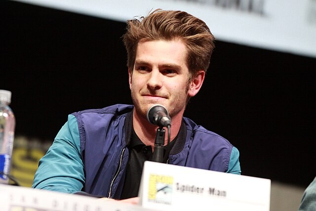 Andrew Garfield speaking at the 2013 San Diego Comic Con International