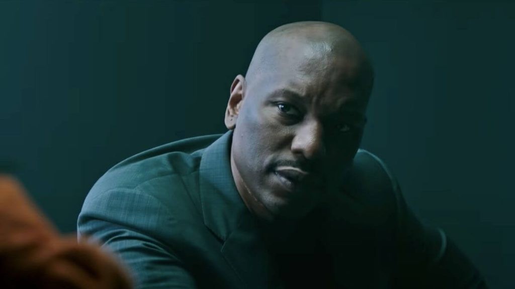 Tyrese Gibson as Simon Stroud in the movie.