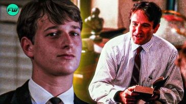 Josh Charles and Robin Williams in Dead Poets Society
