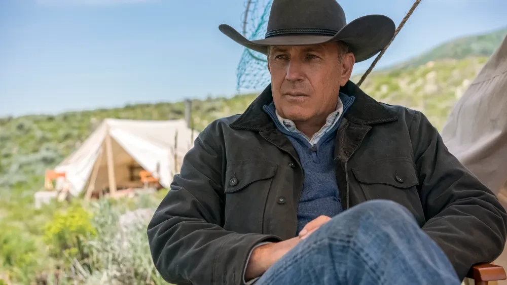 Kevin Costner as John Dutton in a scene from Yellowstone
