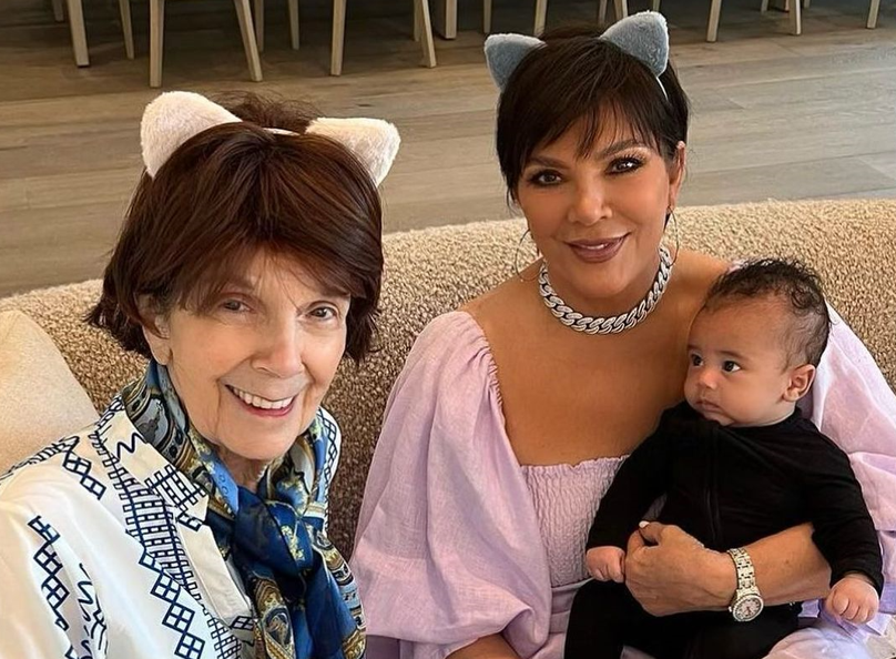 Kris Jenner with her mother Mary Jo Campbell
