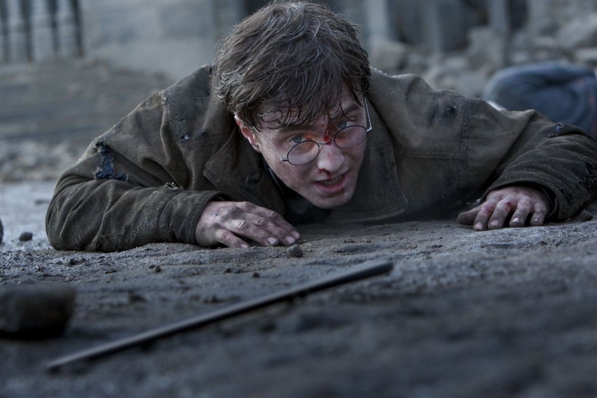 Daniel Radcliffe in a still from Harry Potter and the Deathly Hallows: Part Two
