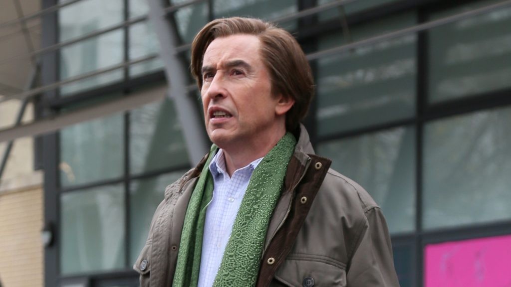 Steve Coogan in a still from And Those Feet… with Alan Partridge