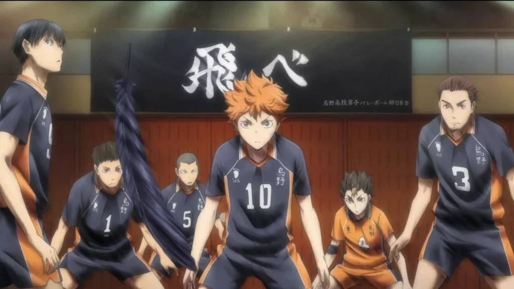  A still from Haikyu!!