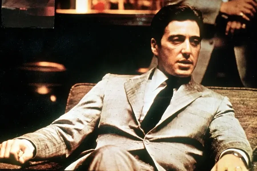 Pacino as Michael Corleone in the film.