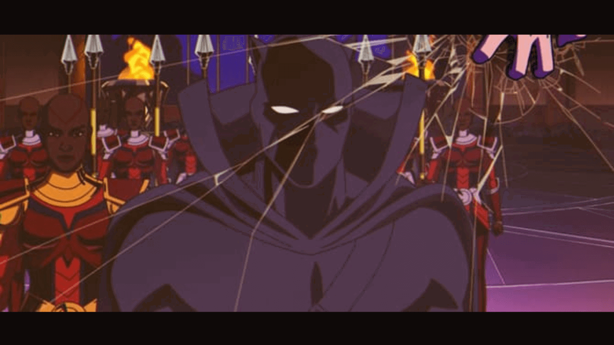 Black Panther and Dora Milaje prepare to fight the Prime Sentinels